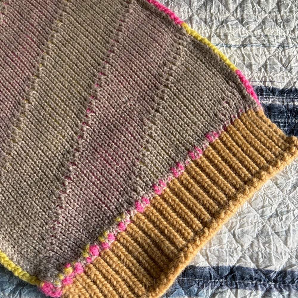 NWT Meryll Rogge Striped Wool Scarf - Picture 3 of 5